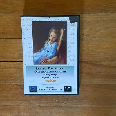Pintura retratos en aceites de fotografías DVD sentado bonito Johnnie Liliedahl Foto 1 de 4