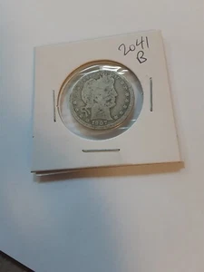 1907 Barber Quarter Dollar - Silber #2041B - Bild 1 von 2