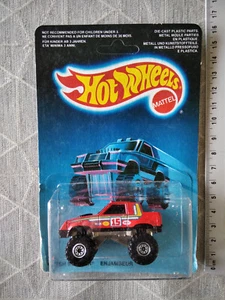 vintage Hot Wheels GULCH STEPPER (Red) 1986 Blue Card - NEW sealed VGC - Foto 1 di 4