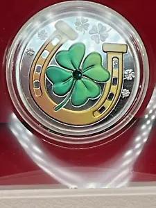Good Luck 2022 Cameroon Silver Proof 10g coin Mint of Poland 500 Francs - Picture 1 of 5
