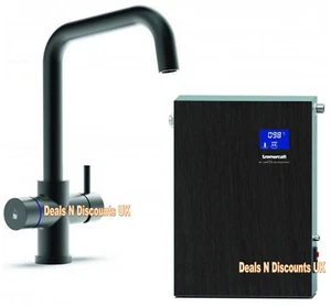 Tre Mercati Boiling Water tap (4-in-1) with boiler tank & filter (Matt Black) - Picture 1 of 8