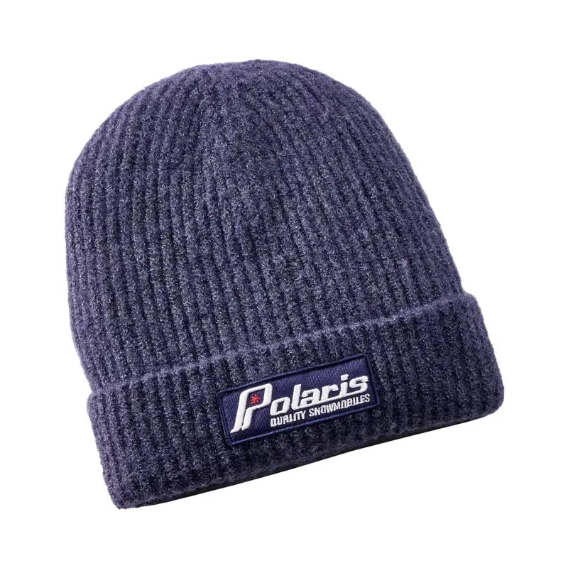 POLARIS GORRO PARCHE RETRO - Moto de nieve - Azul marino - TALLA ÚNICA - NUEVO Foto 1 de 1