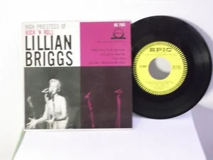 Lillian Briggs,Epic 7163,"High Priestess of Rock 'N Roll"US,7"EP w P/C,1958, M- - Picture 1 of 1
