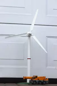 Windrad Windkraftanlage Stanmodell Modell ca 1:50 Diorama mit Flügel NEU - Bild 1 von 8