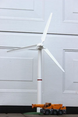 Wind Turbine Wind Power Plant Model Approximately 1:50 Diorama With Blades NEW - Image 1 of 4