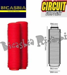 18218 - SOFFIETTI CIRCUIT PER FORCELLE 32 DENTI XL ROSSO - Imagen 1 de 1