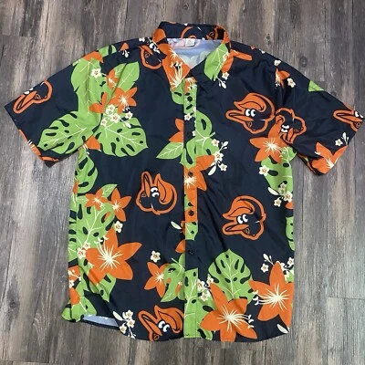 2021 Baltimore Orioles Hawaiian Shirt Men’s Medium SGA Stadium Baseball MLB - Image 1 of 4