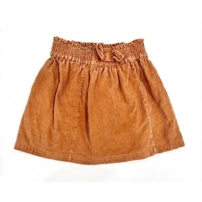Falda Pana Hanna Andersson Naranja Quemado Marrón Talla 8Y Foto 1 de 4
