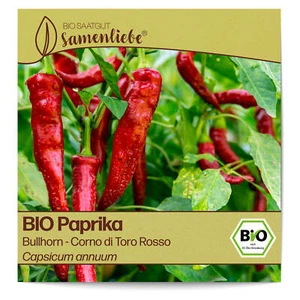 BIO Paprika Samen Gemüsesamen Saatgut - Bild 1 von 8