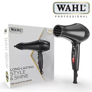 Wahl ZY084 Pro Slim Ionic 2000W Hairdryer Black With Tourmaline Coated Grille - Picture 1 of 5