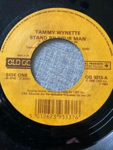 1983 TAMMY WYNETTE - STAND BY YOUR MAN / D.I.V.O.R.C.E. - OLD GOLD - OG 9313 - Bild 1 von 1