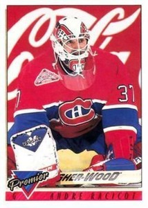 #313 Andre Racicot - Montreal Canadiens - 1993-94 O-Pee-Chee Premier Hockey