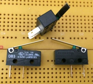 100mA 250Vac SPST Sub Miniatura Microswitch Dorado Crosspoint DB3 Multi Qty - Imagen 1 de 1