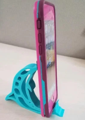Dolphin Phone Stand, Phone Holder, Tablet Stand, Card Holder - Image 1 of 4