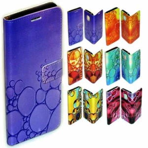 Para la serie Nokia - Funda protectora tipo billetera con patrón de burbujas de agua #2 - Imagen 1 de 7