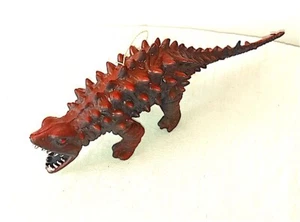 MOSTRONE - MONSTER - CHINASAUR 70s Hong Kong rubber dino gomma ANCHILOSAURO - Imagen 1 de 6