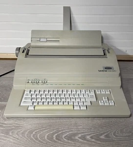 Brother EM-530 Office Electric Typewriter w/ Manual, Cover, Correction - TESTED! - Picture 1 of 12