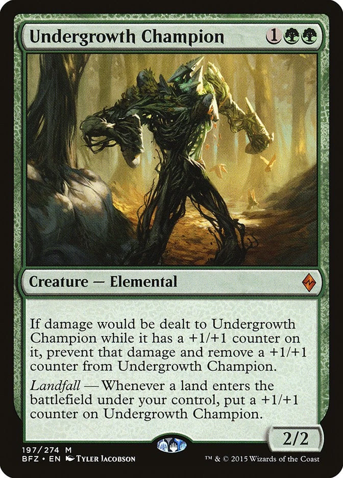 Undergrowth Champion [Battle for Zendikar] - Image 1 of 1