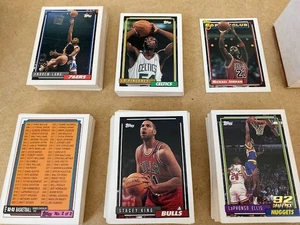 1992-93 Topps Basketball Partial Series 2 Set - 199-396 - No Shaquille O'Neal RC - Picture 1 of 8