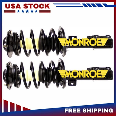 Pair Set of 2 Front Monroe Strut and Coil Spring Kit For Pontiac G6 Chevy Malibu - Image 1 of 3