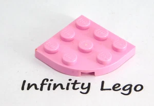10 LEGO Medium Pink Wedge Round Corner Plate 3 x 3 (30357) - (10 Pieces) - Imagen 1 de 2