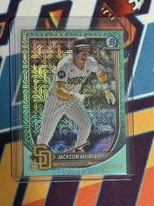 2025 Bowman Chrome Mojo Refractor SP #64 Jackson Merrill /125 Padres - Bild 1 von 2