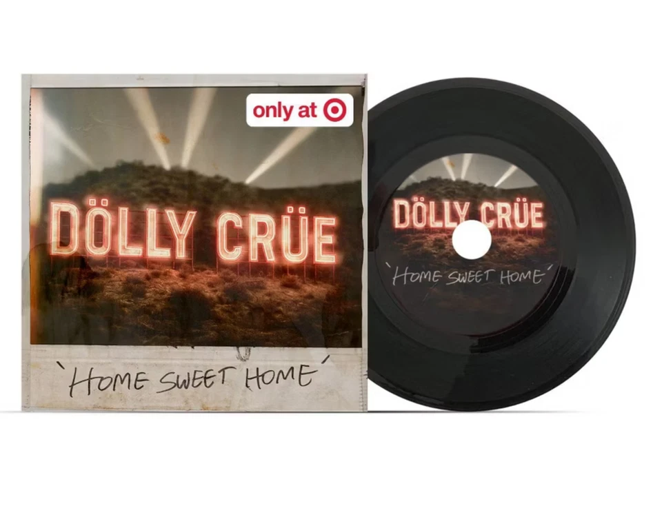 Motley Crue + Dolly Parton - Home Sweet Home / Original  4" Tiny Vinyl - Image 1 of 1