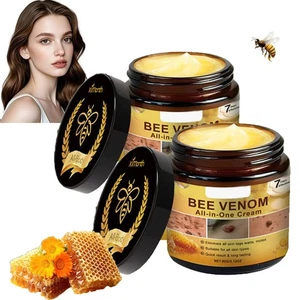 2PCS Bee Venom All-In-One Cream Skin Treatment 2025 Professional Bee Venom Cream - Picture 1 of 14