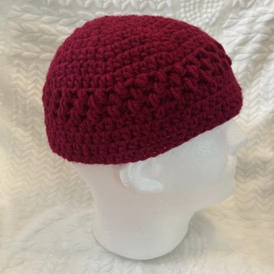 Gorra calavera ganchillo hecha a mano para adultos Kufi Foto 1 de 4