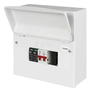 MK Sentry 8 Way Consumer Unit c/w 100A Main Switch + SPD - Picture 1 of 2