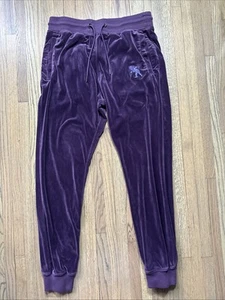 Prps Purple Velour Cherub Buxton Track Pants Men’s SZ Medium Sweatpants Joggers - Picture 1 of 14