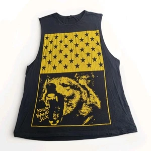 Ksubi Mens Graphic Muscle Tee T-Shirt Shirt Fits M-L Distressed Please See Pics - Picture 1 of 11