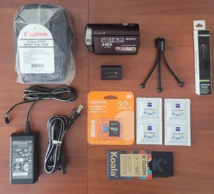 Sony HDR-CX350 Handycam HD 1080p Camcorder Exmor R, GPS, Weitwinkel, HD 📹 - Bild 1 von 12
