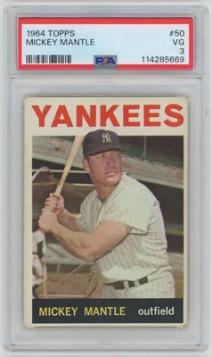 Topps 50 Mantle 1964 PSA 3 712527  Foto 1 de 2
