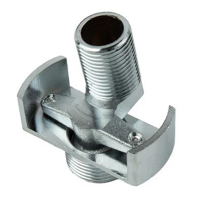 1* Réglage de l'angle du tuyau d'admission pommeau de douche cuivre pied incurv - Photo 1/4