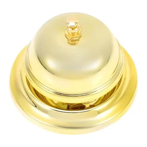 Call Bell Multifunctional Gold Service Bell for Reception Area Counter Party - Picture 1 of 6