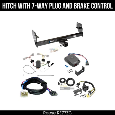 Hitch Tow PKG+ Brake Control For 05-15 Toyota Tacoma 44746 2" Receiver Class 3 - Image 1 of 4