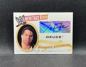 2007 Topps WWE Heritage III Deuce Autograph Card Auto Very Rare Jimmy Snuka Jr. - Picture 1 of 5