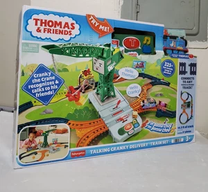 THOMAS & Friends - TALKING CRANKY DELIVERY TRAIN SET Motorized - 14 Feet Track - Picture 1 of 9
