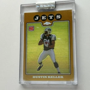 Dustin Keller 2008 Topps Chrome Gold Refractor Card /199 #TC219 - Picture 1 of 2