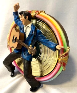Elvis Presley 'Hound Dog' Bradford Exch. 6" 3-D Plate/Figurine *NEW* w/COA - Picture 1 of 4