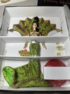 Vintage 1998 FANTASY GODDESS OF ASIA Barbie Bambola Bob Mackie Mattel 20648 Ltd Ed. - Foto 1 di 16