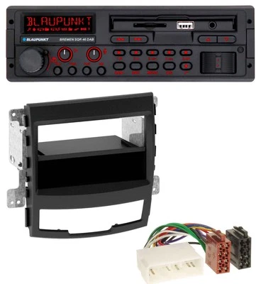Blaupunkt SD MP3 USB Bluetooth DAB Autoradio für SsangYong Korando CK 2010-2013 - Bild 1 von 4