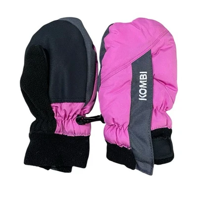 KOMBI Mitones de Invierno Forrados de Vellón para Niña Rosa Talla XL Esquí para Nieve Exterior Foto 1 de 4