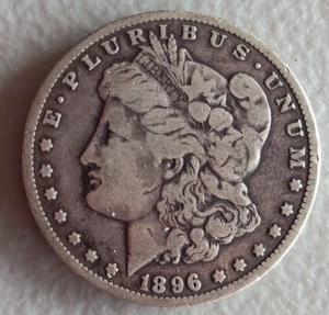 Morgan Silber Dollar Münze 1896 Münzzeichen: O - Bild 1 von 2
