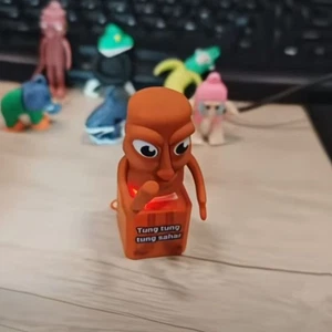 AI Shanhaijing Tung Tung Sahur Strichmännchen lustig Spielzeug Schlüsselanhänger Anhänger Schmuck - Bild 1 von 4