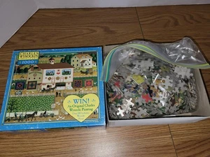 Rompecabezas Charles Wysocki Amish Neighbors 1000 piezas  - Imagen 1 de 7