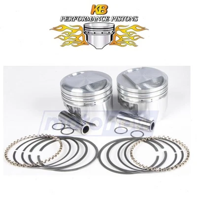 KB Cast Piston Set for 1993-1998 Harley Davidson FXDWG Dyna Wide Glide - bt — 第 1/4 张图片