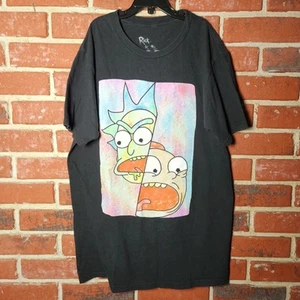 Rick and Morty black graphic tee, size L (estimate] - Picture 1 of 5