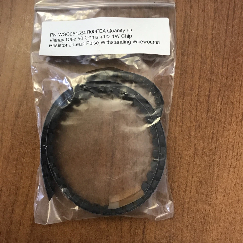 批量 62 WSC251550R00FEA 线绕电阻 - SMD 1 瓦 50 欧姆 1% — 第 1/4 张图片